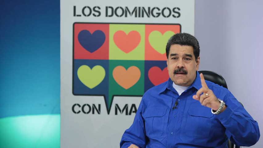 Presidente Maduro aseguró que retomará el diálogo con la oposición