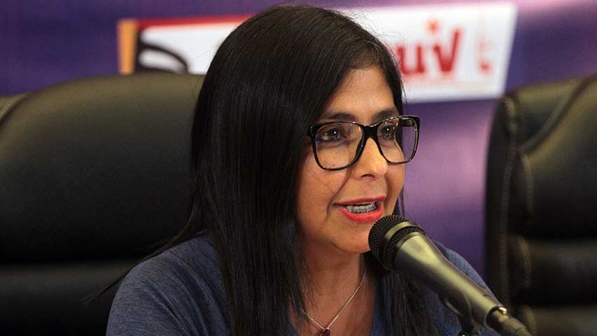 Delcy Rodríguez: “El diálogo va bien y nos daremos el año nuevo con la oposición venezolana”