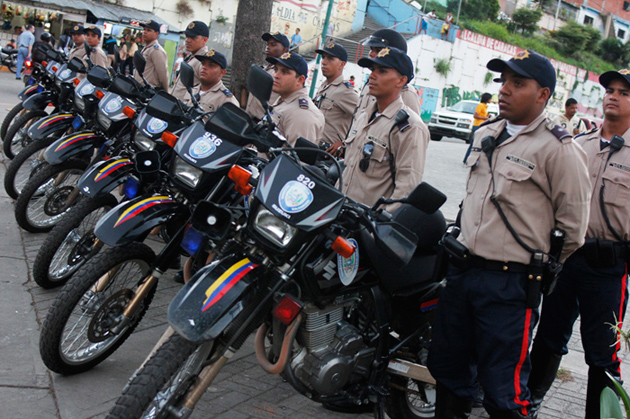 Policia Nacional Bolivariana.