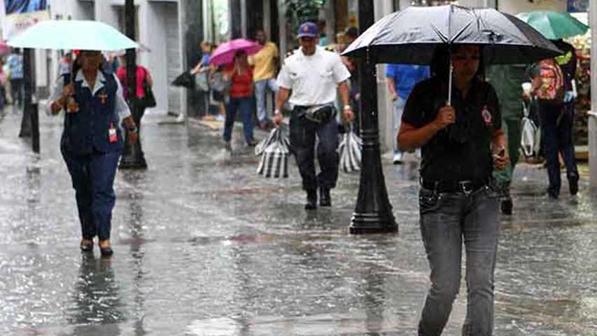 Prevén lloviznas dispersas para este miércoles en estados Amazonas y Bolívar