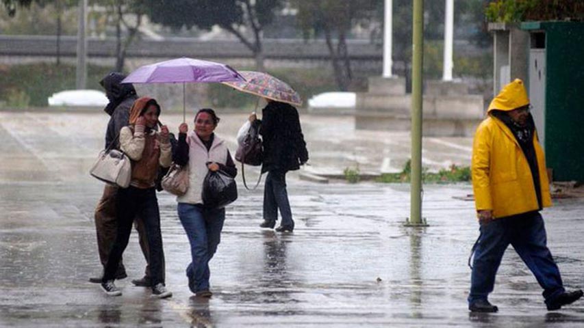 Continuarán las lluvias en el país por inestabilidad atmosférica 