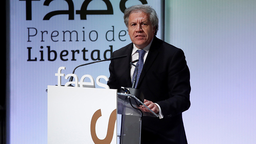 Almagro plantea sanciones contra gobernantes venezolanos