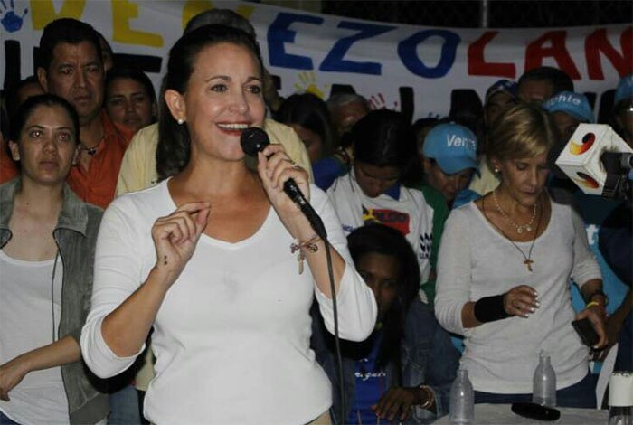 María Corina Machado este miércoles en Barquisimeto