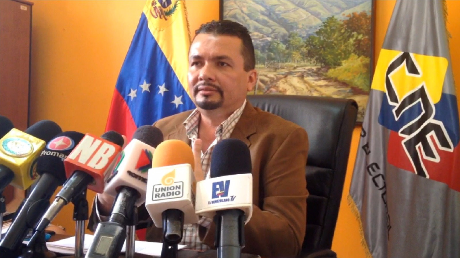 Balance del desarrollo del cronograma electoral, fue anunciado por el Director General de la Oficina Regional Electoral del estado Lara, Lohengri Niño 