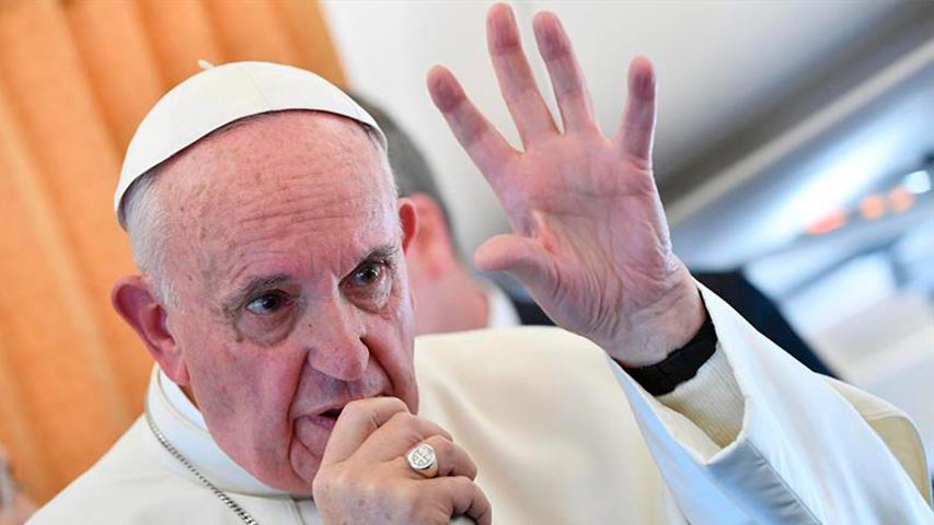 El papa condena uso de “instrumentos de exterminio” contra la población siria