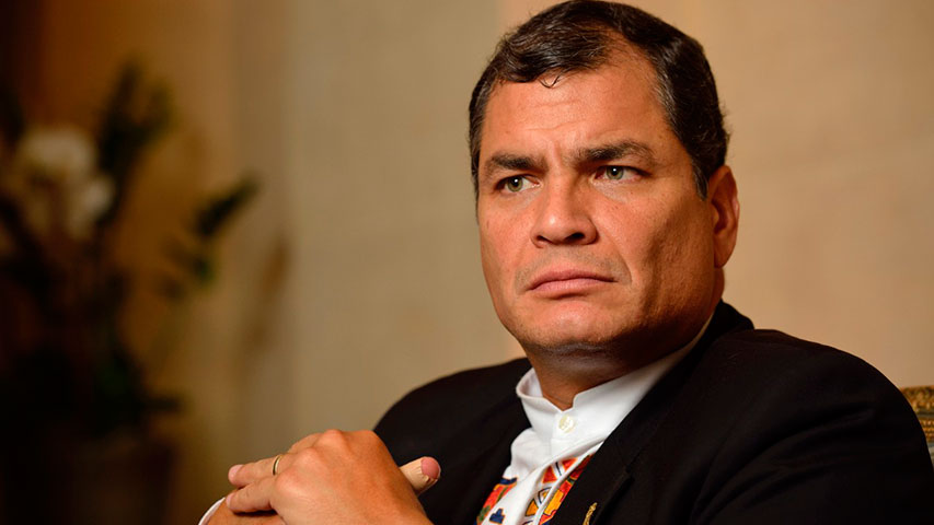 Expresidente Correa niega crisis humanitaria en Venezuela