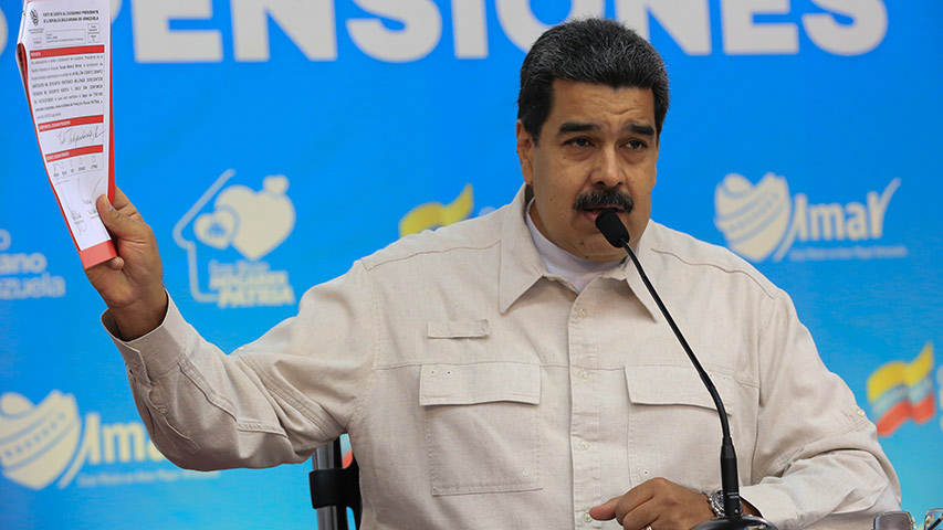 Presidente Maduro aprobó 725 mil nuevas pensiones 