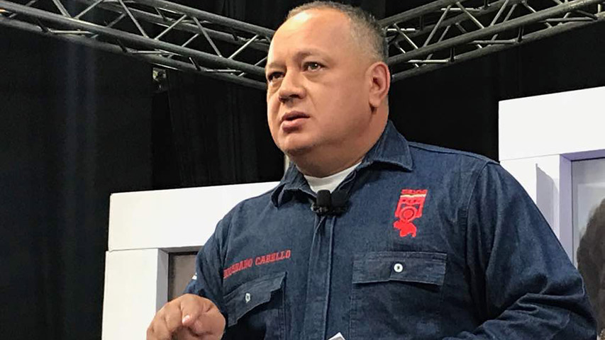 Primer vicepresidente del PSUV, Diosdado Cabello.
