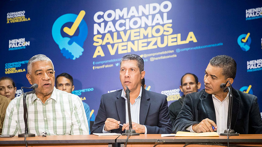 Falcón: "Agradezco el llamado del diputado Márquez, debemos unirnos y derrotar al Gobierno"