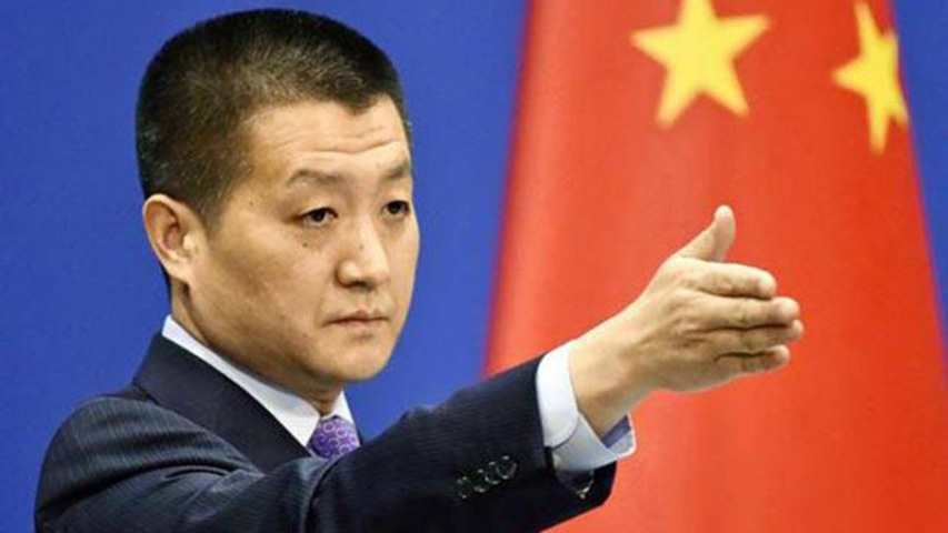 Portavoz de AAEE chino, Lu Kang.