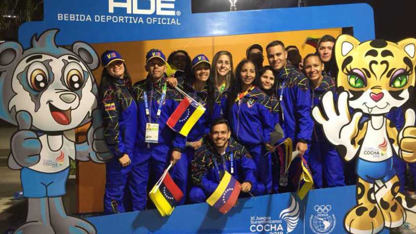 Con cuatro doradas Venezuela mantuvo el tercer lugar del medallero en los Suramericanos