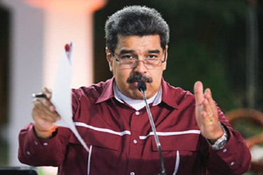 Maduro de frente